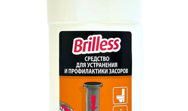 Средство для устранения засоров Brilless