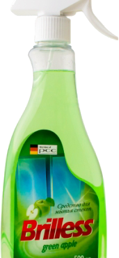 Средство для мытья стекол и зеркал Brilless Green Apple
