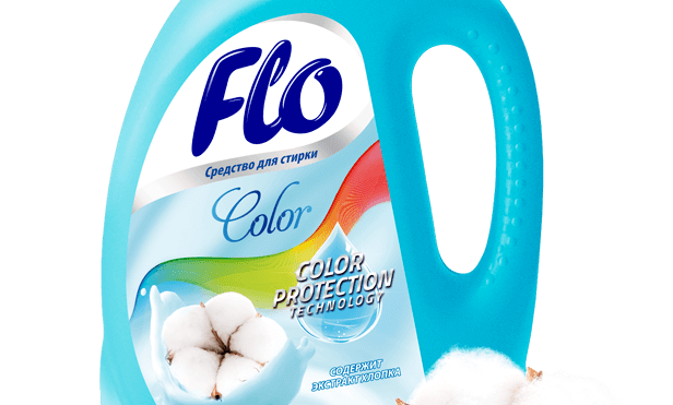 Средство для стирки цветных тканей  Flo Color