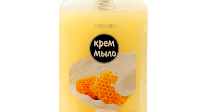 Крем-мыло Camolin молочко с мёдом и витаминами А,Е,F