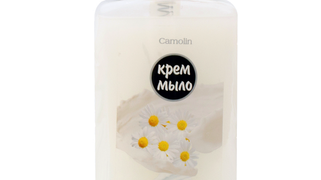 Крем-мыло Camolin молочко с ромашкой, пантенолом и витаминами А,Е,F