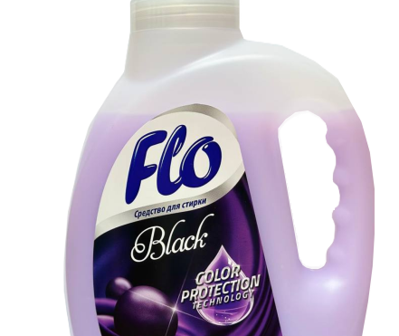 Средство моющее синтетическое для чёрных тканей Flo Black