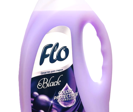 Средство моющее синтетическое для чёрных тканей Flo Black